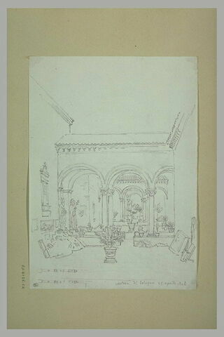 Cour intérieure de la Chartreuse de Bologne, image 1/1