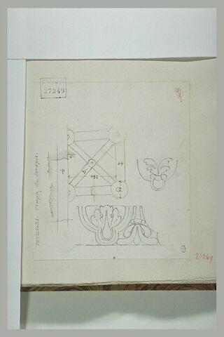 Pouzzoles : ornements et plan du Temple de Sérapis, image 1/1