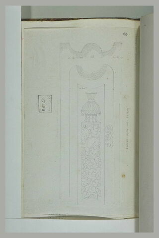 Pouzzoles : ornement sculpté du Temple de Sérapis
