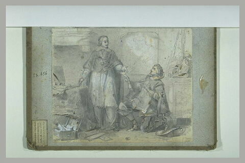 Les Trois Mousquetaire : Richelieu remettant un pli à un mousquetaire, image 2/2