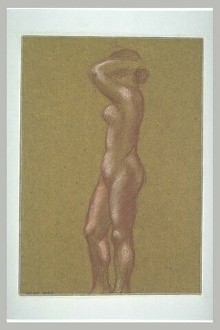 Femme nue, bras levés, image 1/1