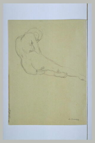 Femme nue, debout, de face, image 1/1