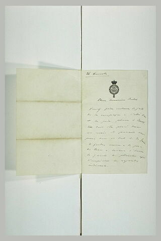 Lettre du roi Léopold II de Belgique, image 1/1