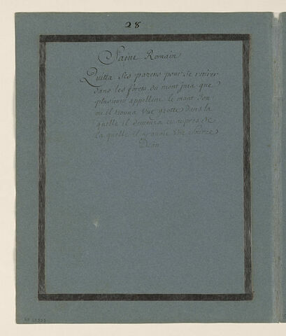 Annotation manuscrite : 'saint Romain...'
