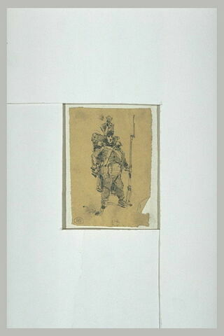 Soldat avec baïonette et sac au dos, image 1/1