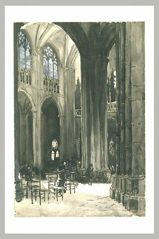 Clermont-Ferrand, cathédrale Notre-Dame, extrémité ouest de la nef, image 1/1