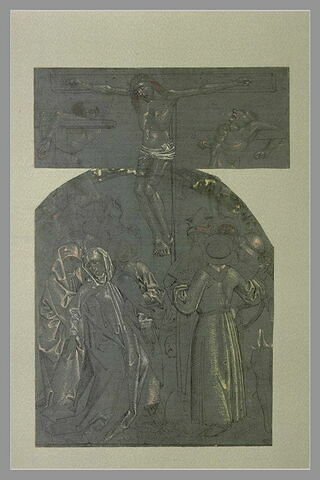 Le Christ en croix entre les deux larrons, image 2/3