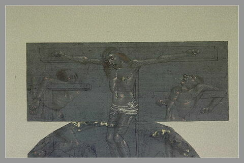 Le Christ en croix entre les deux larrons, image 3/3