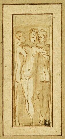 Trois femmes nues : les Graces?
