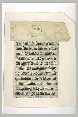 Texte manuscrit