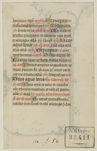 Texte manuscrit, image 1/2