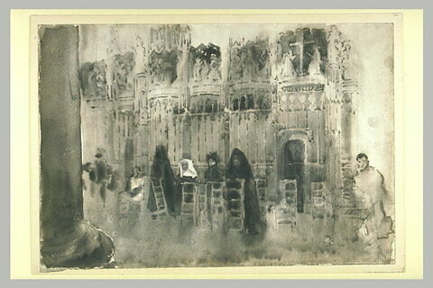 La cathédrale de Chartres : clôture du choeur, image 1/1