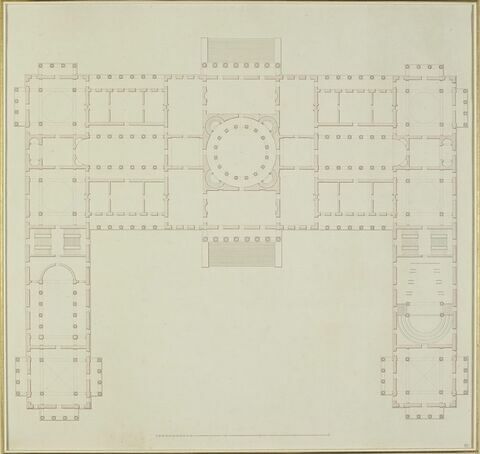 Projet de réunion du Louvre au Palais Impérial des Tuileries, image 1/1