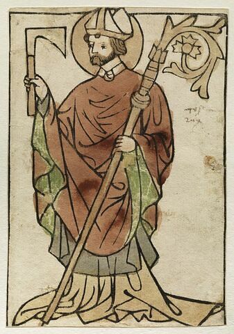 Saint Wolfgang tenant une hache dans sa main, image 1/1