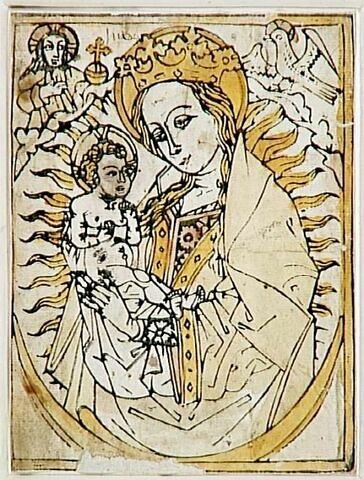 Vierge à l'Enfant sur un croissant de lune, image 1/2