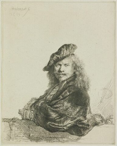 Rembrandt appuyé