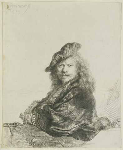 Rembrandt appuyé, image 1/3