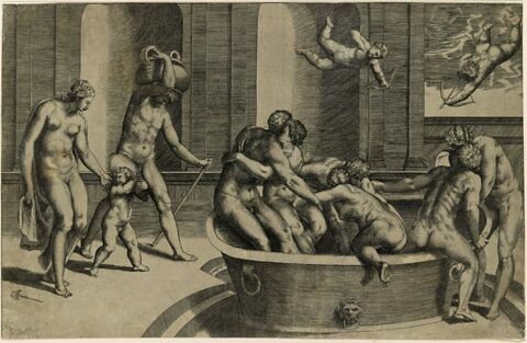 Venus, Mercure et Amour au bain, image 1/1