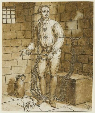 Le baron de Trenck en prison, image 1/1
