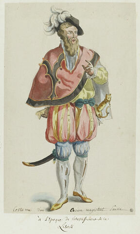 Costume d'un ancien magistrat suisse, image 1/1