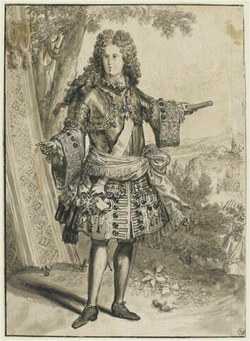 Portrait en pied d'un officier supérieur ou d'un prince de sang, image 1/1
