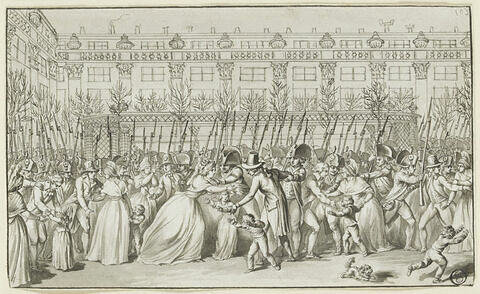 Le comité de sureté général fait bloquer le Palais-Egalité à 8h. du soir ( 27 Janvier 1794), image 1/1