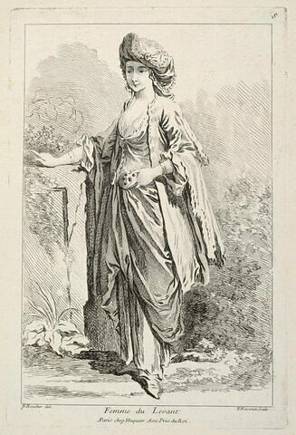Recueil de diverses figures étrangères: Femme du Levant, image 1/1