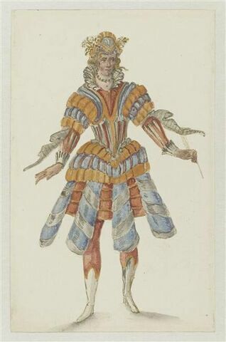 Costume pour Hébé, déesse de la jeunesse pour le « Ballet du roi, dit Ballet d'Apollon », image 1/1