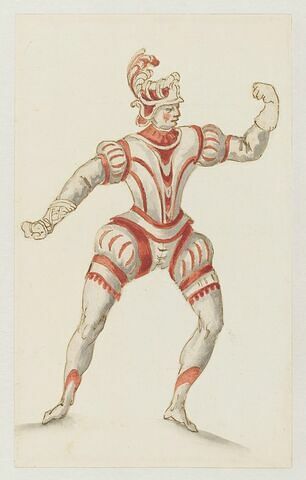 Costume de lutteur pour le « Ballet du roi, dit Ballet d'Apollon », image 1/1