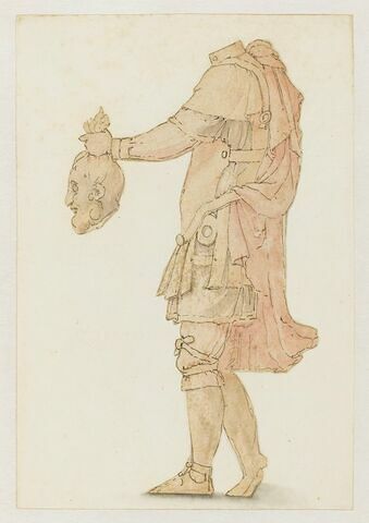 Costume d'Holopherne ou de Goliath, vu de profil vers la droite, image 1/1