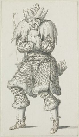 Costume pour les Peuples des climats glacés de Scythie ou Trembleurs d'« Isis »