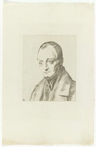 Portrait d'Auguste Comte, de trois quarts à gauche, image 1/1