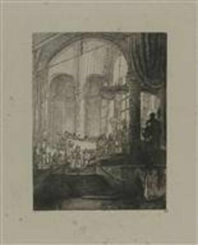 Scène biblique, d'après Rembrandt, image 1/1
