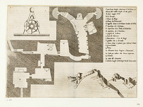 Figures du Voyage en Terre Sainte. Plan des lieux souterrains de Bethléem, image 1/1