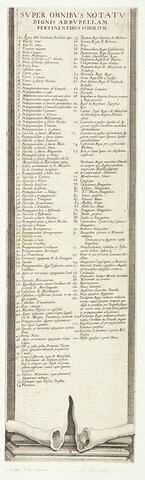 Le siège de la Rochelle : Bordure latérale : texte en latin, image 1/2