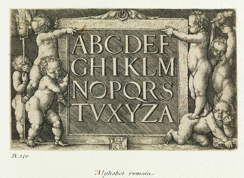 Alphabet romain, image 1/1