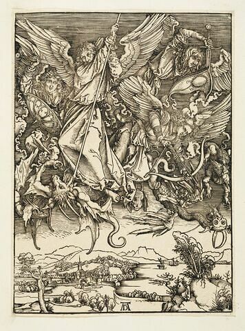 Saint Michel combattant le dragon, image 1/1