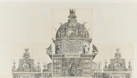 L'arc de triomphe de Maximilien : coupole de la porte centrale de l'Honneur et du Pouvoir, image 2/2