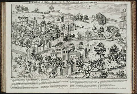 La prise de Nîmes le 15 novembre 1569, image 1/2