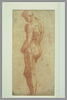 Homme nu debout et reprise du genou droit de la même figure, image 2/2