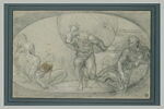 Hercule portant le globe terrestre entre deux astronomes, image 3/3