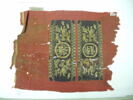 manche d'habit ; bande de poignet ; fragments, image 2/2
