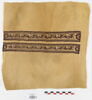 manche d'habit ; bande de poignet ; fragment, image 1/2