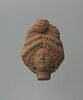 figurine de tête de femme romaine à cou fermé, image 1/2