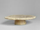 table d'offrandes en plateau circulaire à pied, image 1/4