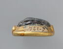 scarabée ; chaton de bague, image 3/3