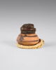 jarre biconique ; vase ; couvercle de vase ; support de vase ; avec contenu, image 5/5
