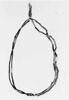 collier à pendentif ; collier à 2 rangs ; perle tubulaire, image 2/2