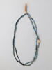 collier à pendentif ; collier à 2 rangs ; perle tubulaire, image 1/2