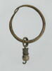 boucle d'oreille en anneau à pendentif ; perle, image 1/2